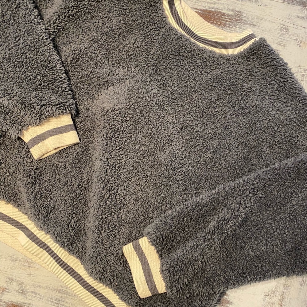 Adorable fuzzy sweatshirt